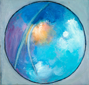 Origine 41, huile sur toile, 23x24cm