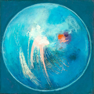 Origine 44, huile sur toile, 30x30 cm