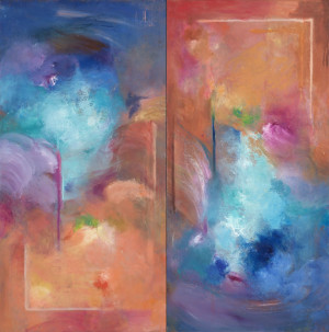 Polyphonie 6 et 7, 100x100 cm